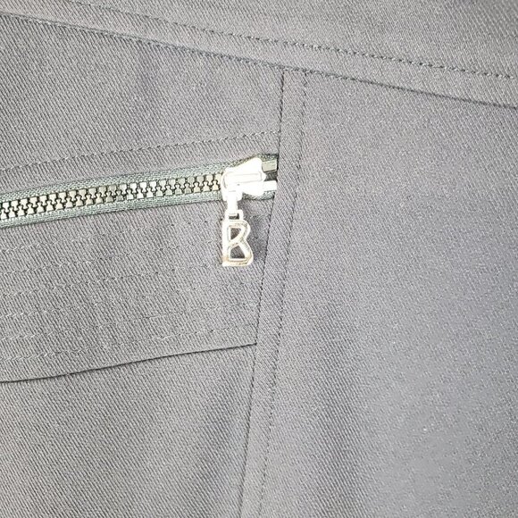 Bogner Slim Leg Pants Black Classic Stretch Center Seam Womens Size 16 - Picture 4 of 8